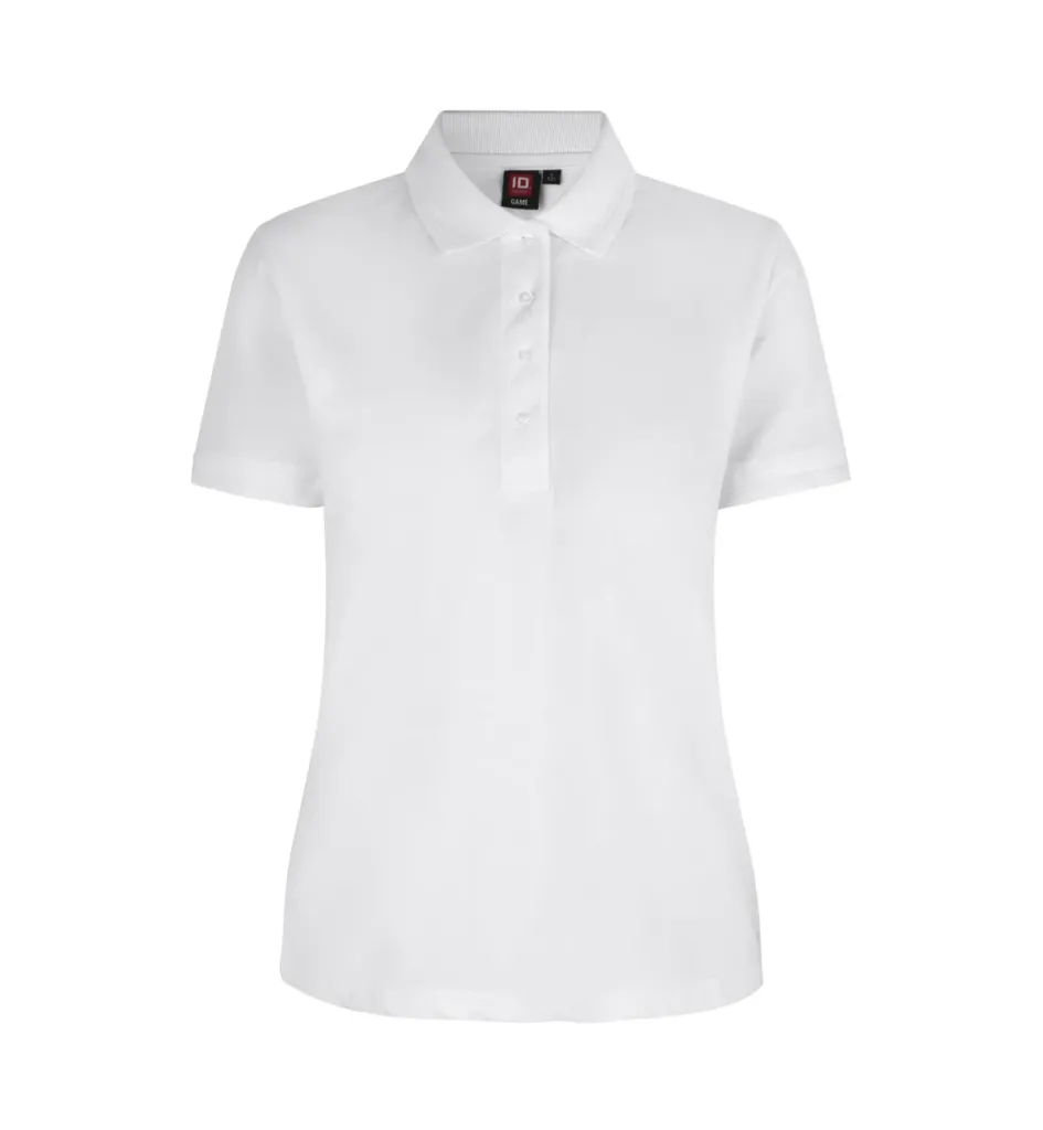 Poloshirt klassiek · dames – Wit