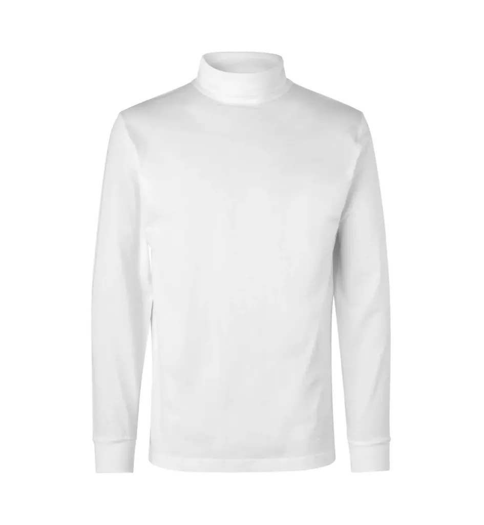 T-TIME® T-shirt · rolkraag – Wit