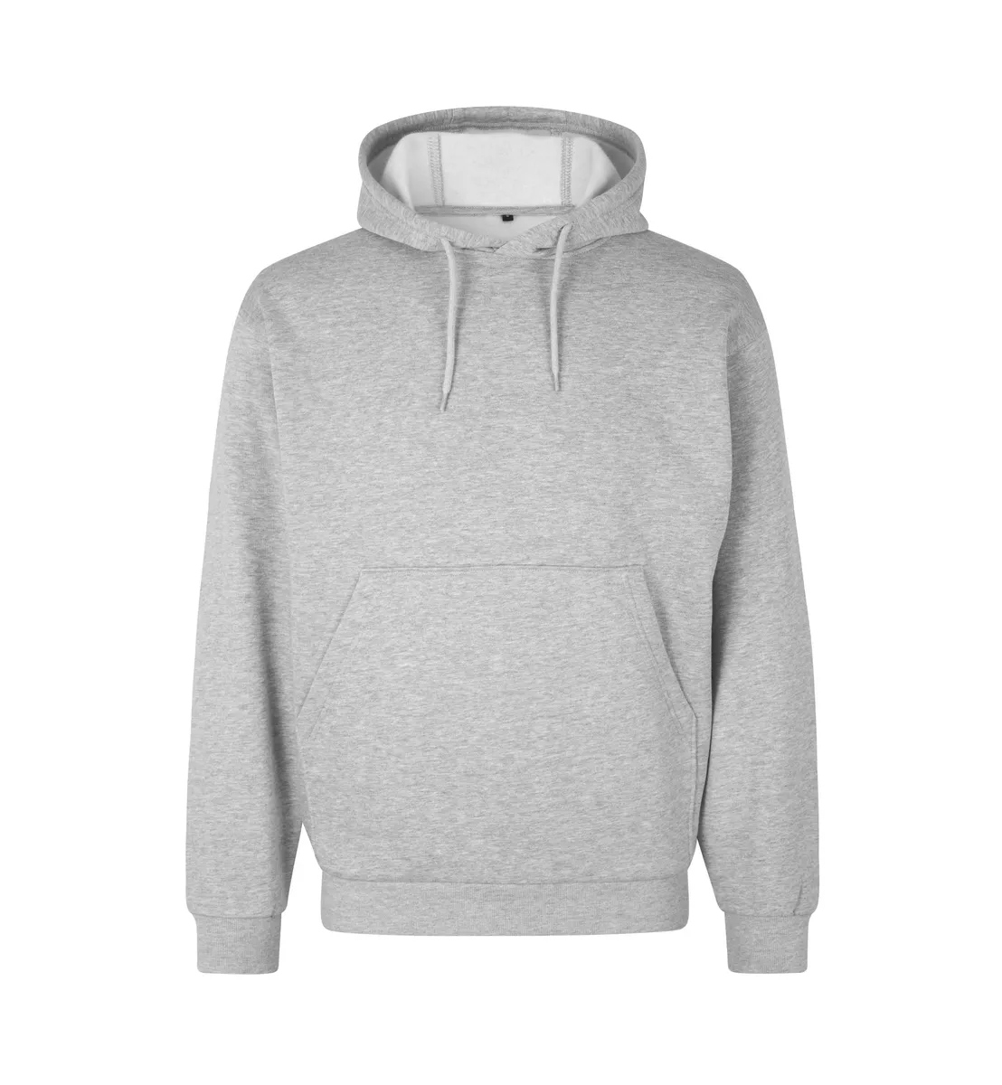 Zachte hoodie · kangoeroezak · unisex – Grijs Gemêleerd