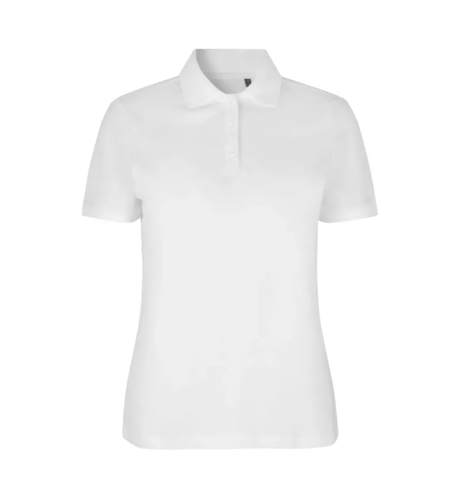 Poloshirt · biologisch kantoen · dames – Wit