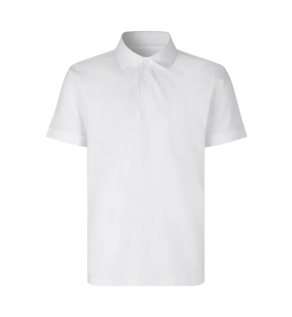 Poloshirt · biologisch katoen – Wit