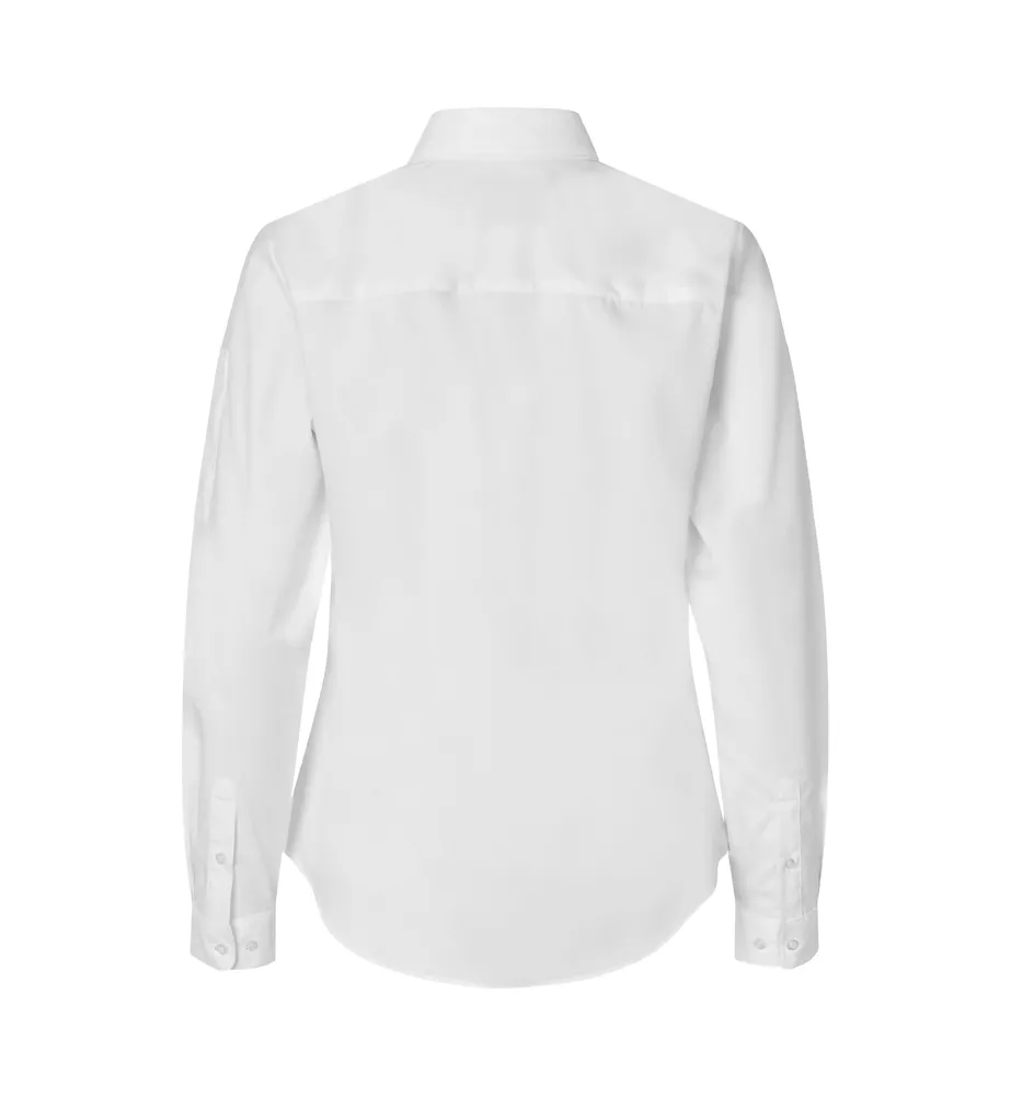 SEVEN SEAS Poplin · stretch · dames – Wit