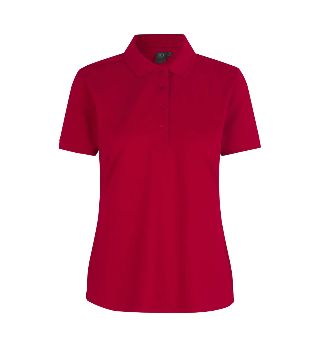 Poloshirt klassiek · dames – Rood