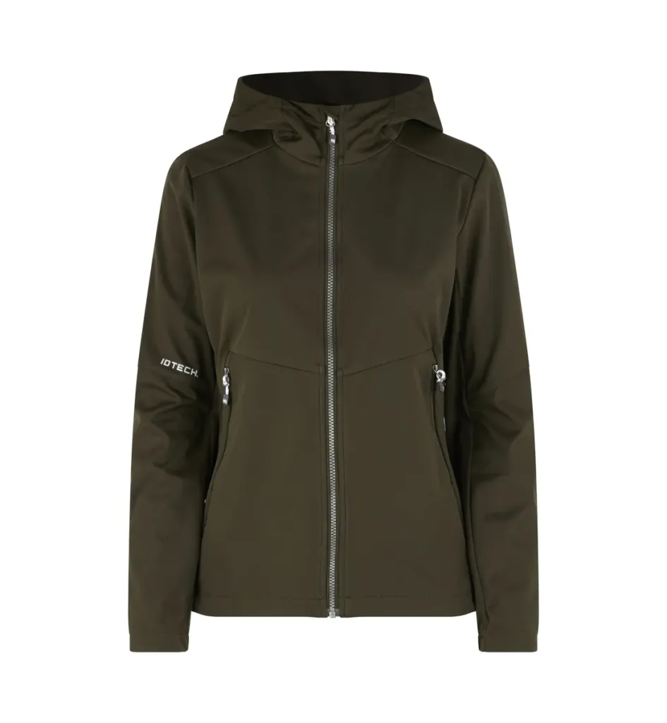 Softshell jas · lichtgewicht · dames – Olijf