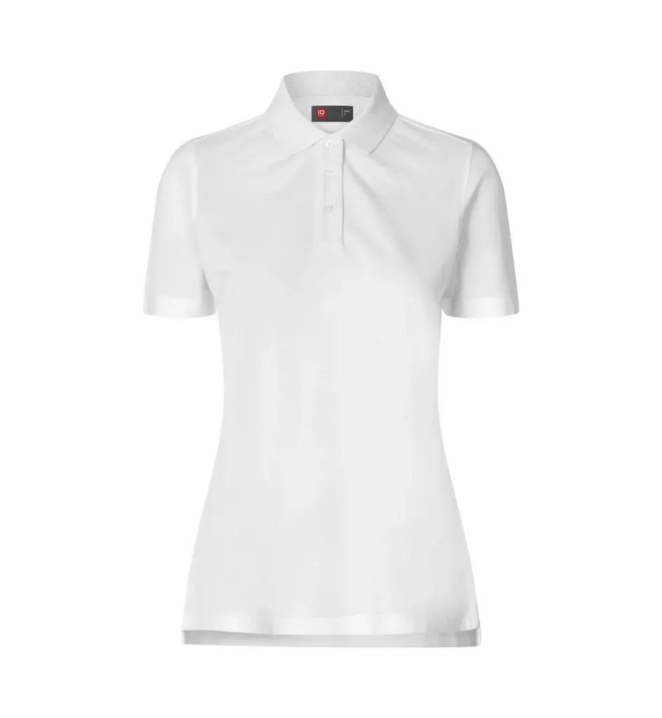 Ease polo shirt · Lyocell · dames – Wit