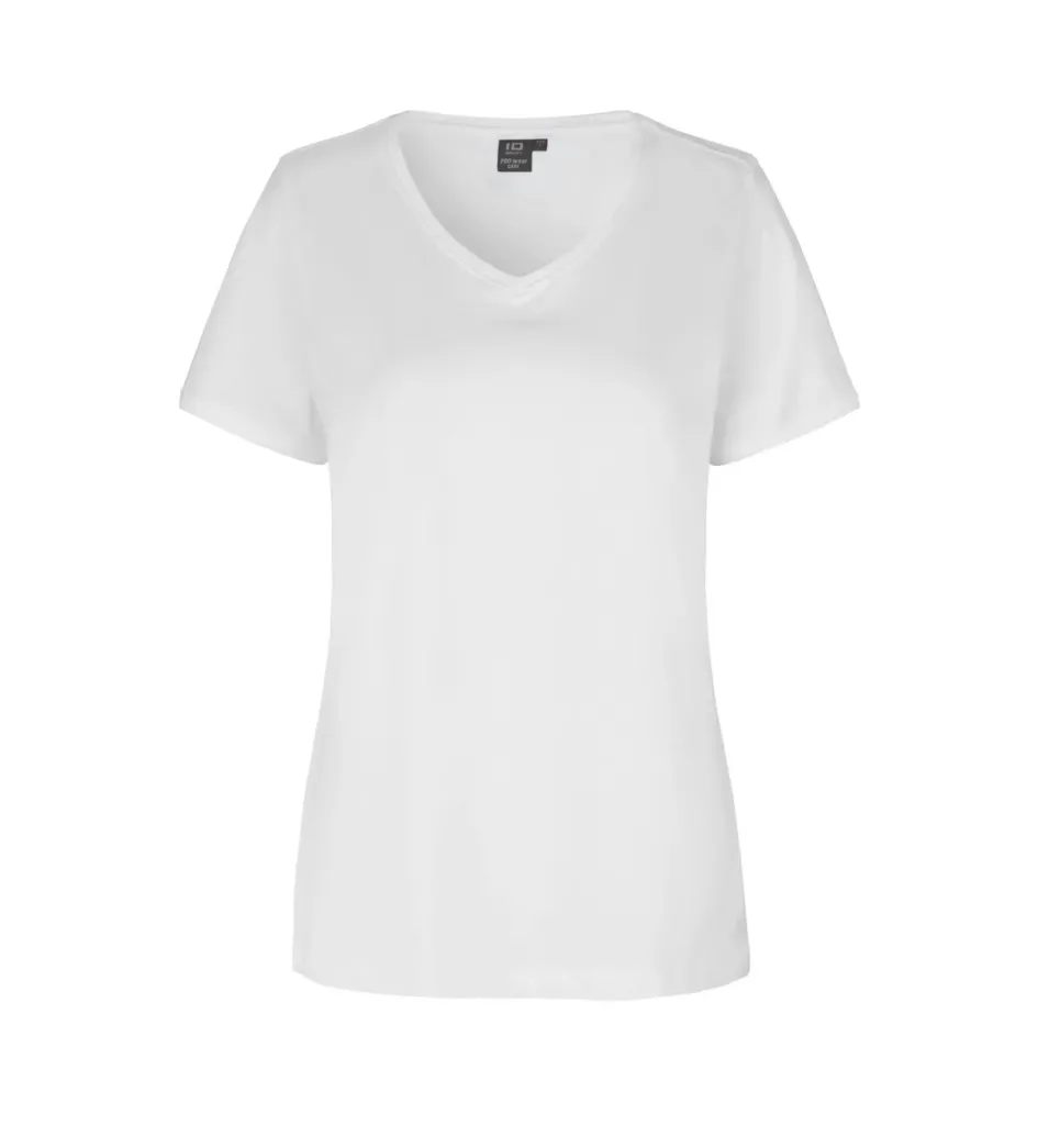 PRO Wear CARE T-shirt · v-hals · dames – Wit