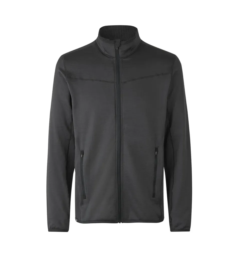 Cardigan · stretch comfort – Houtskool