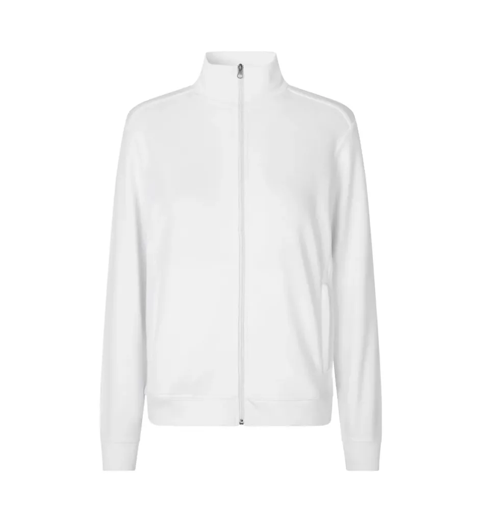 PRO Wear CARE cardigan · ongeborsteld · dames – Wit