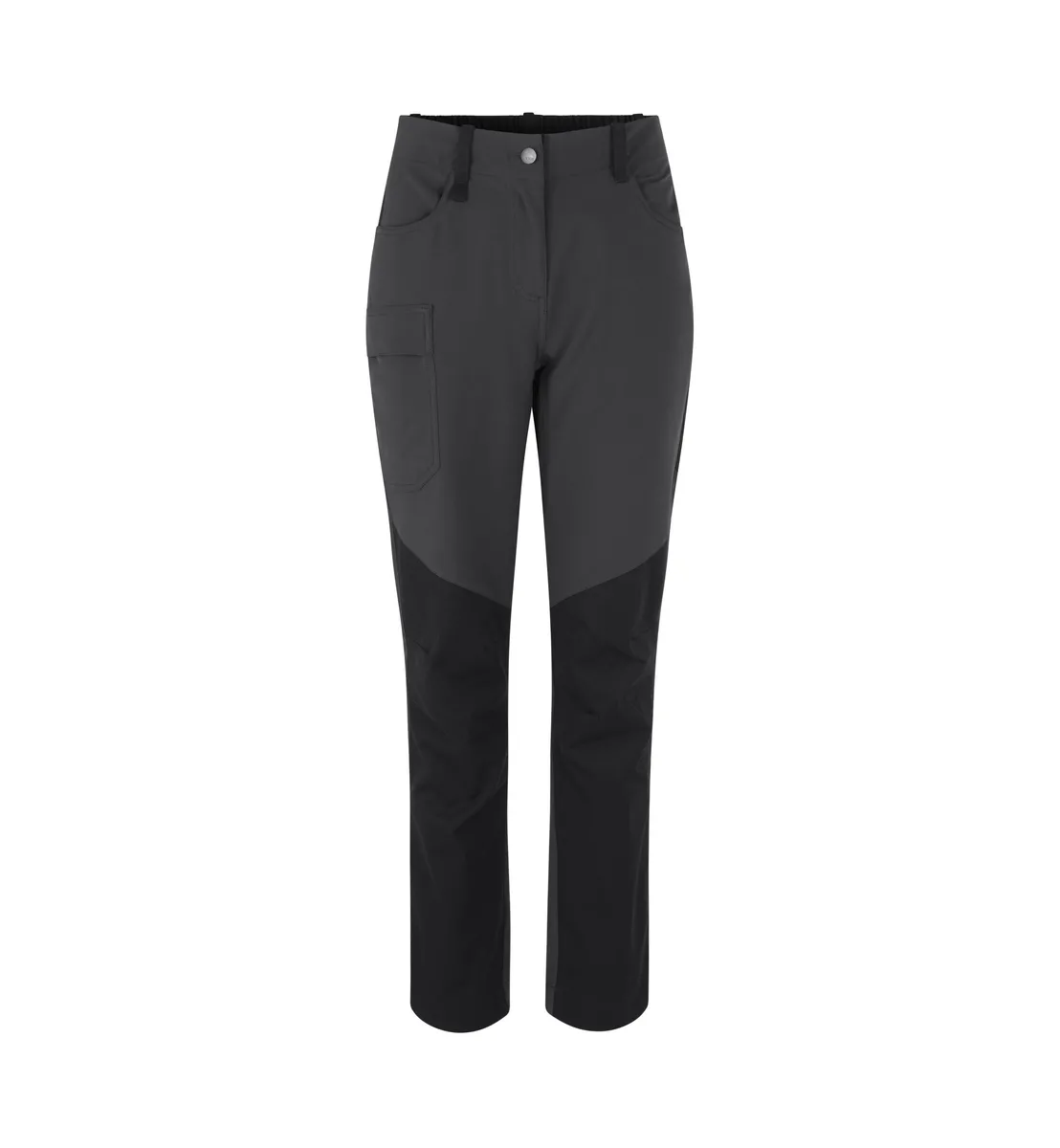 Hybride stretch broek · dames – Houtskool