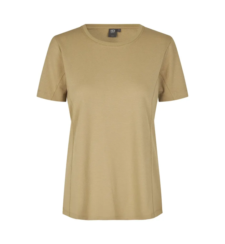 T-shirt Lyocell · dames – Zand
