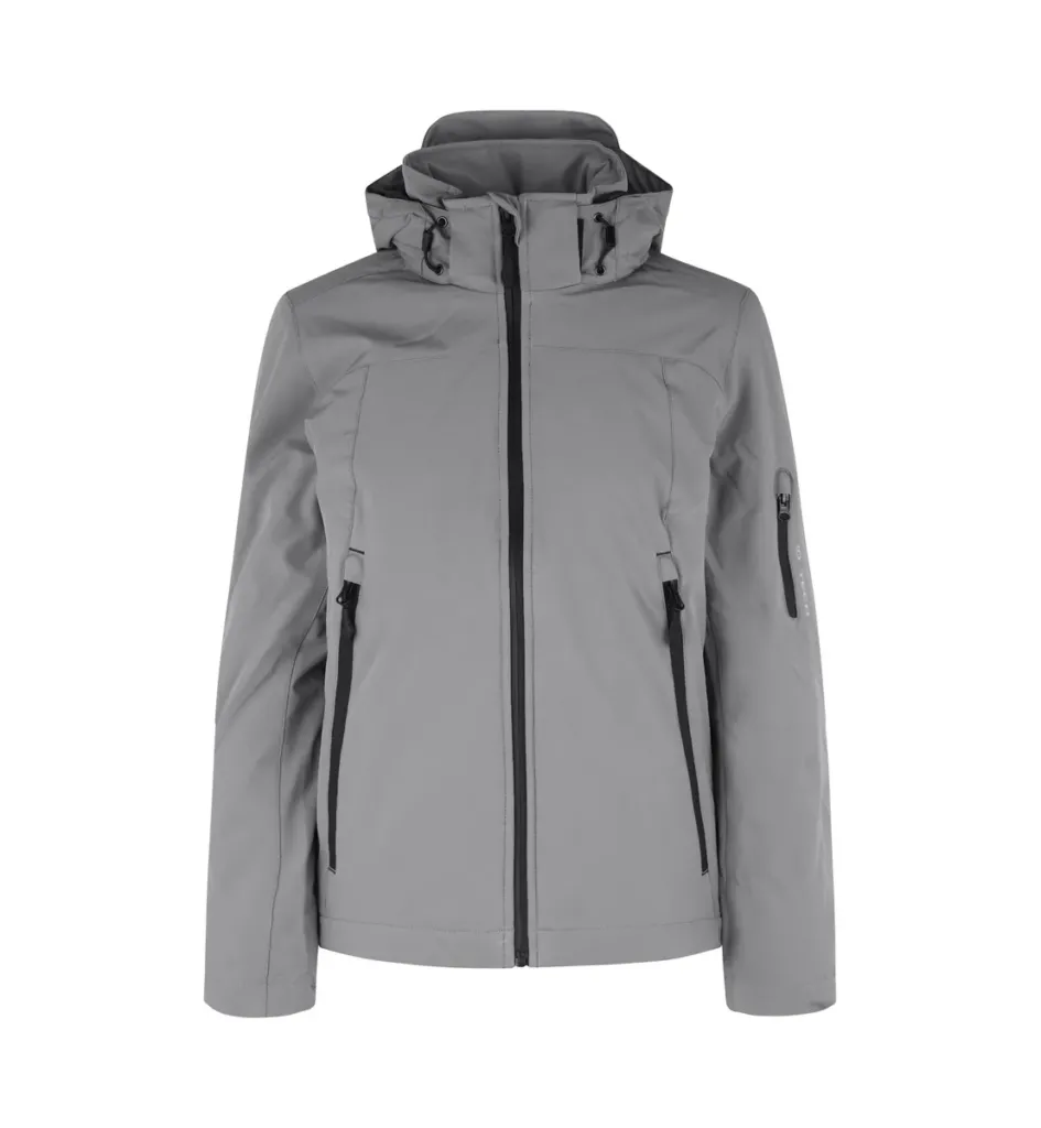 Softshell jas · winter · dames – Grijs