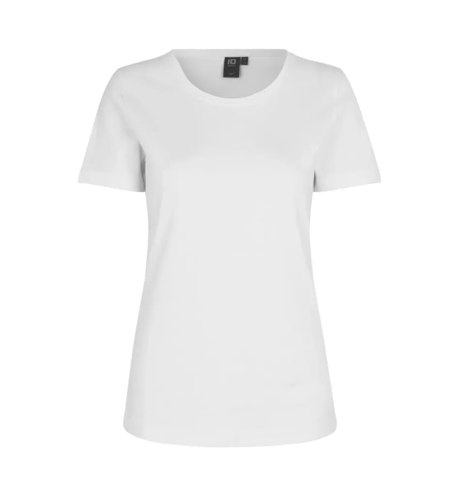 Interlock T-shirt · dames – Wit