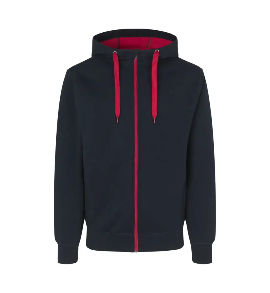 Sweat cardigan · bonded – Marine