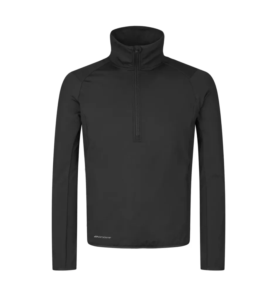 GEYSER stretch trainer · ¼ zip – Zwart