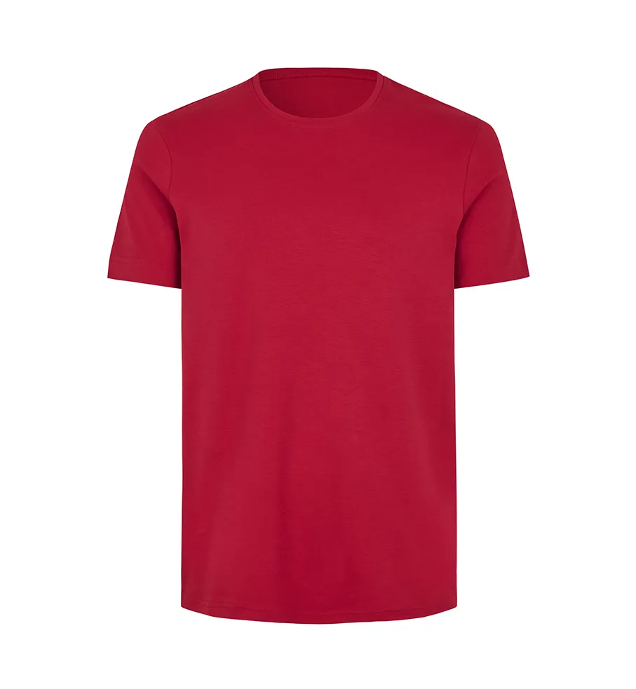 Interlock T-shirt · biologisch – Rood