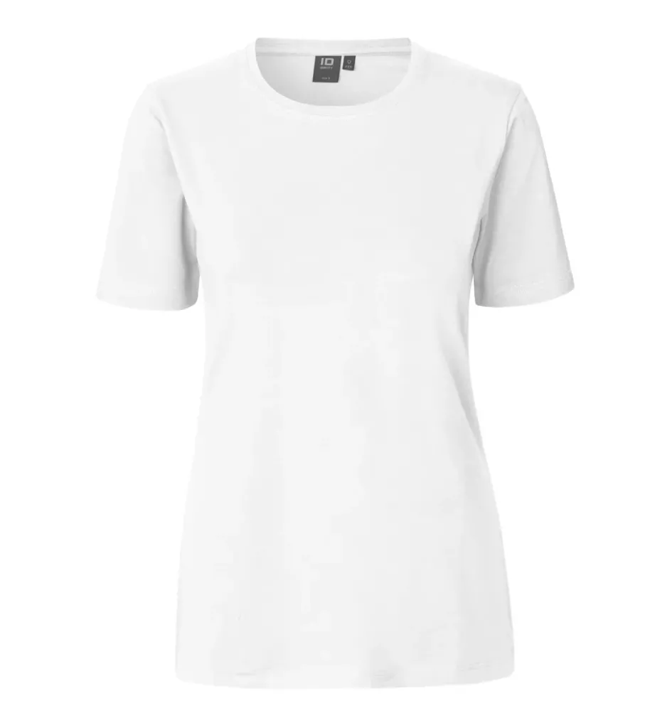 Stretch T-shirt · comfort · dames – Wit