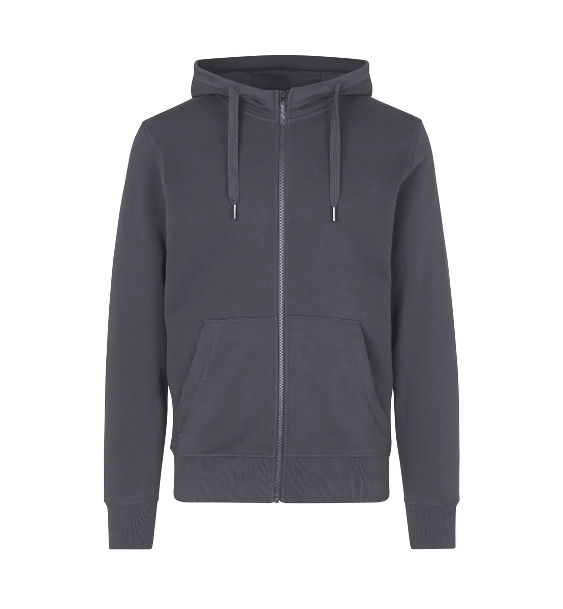 CORE hoodie · met rits – Silver Grey