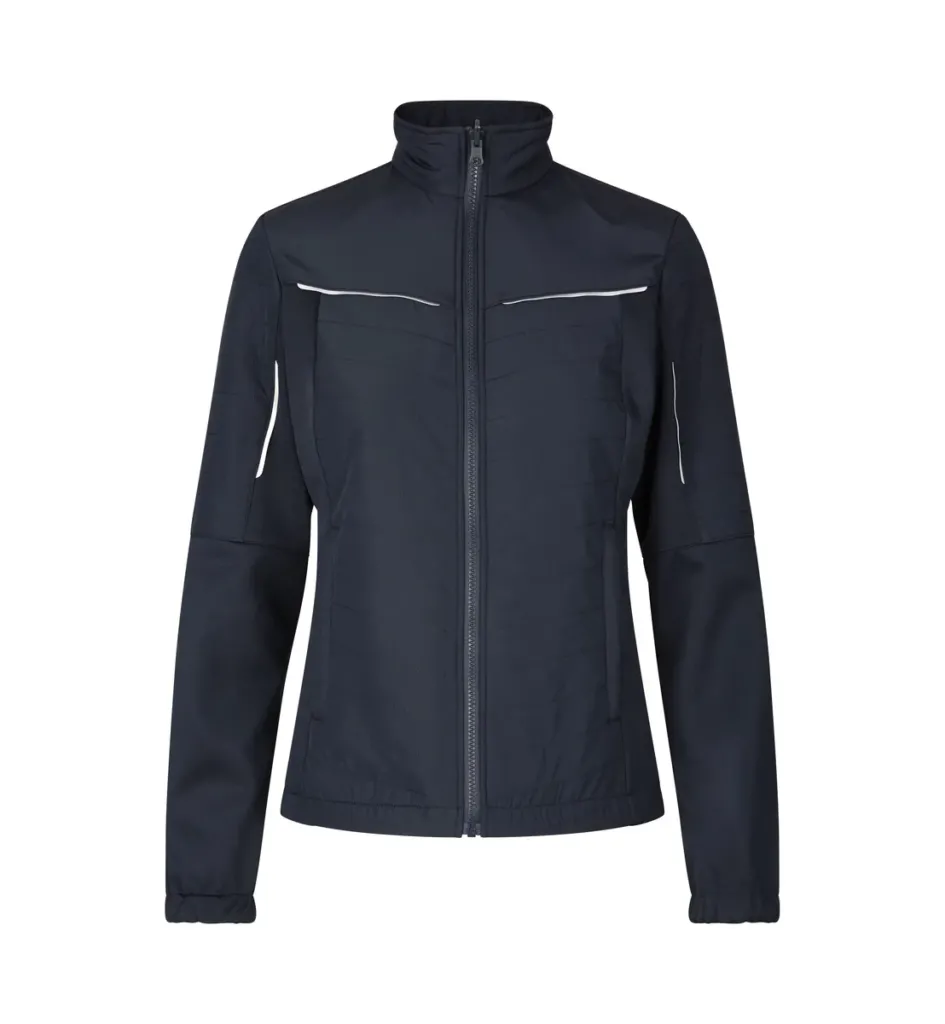 Zip-n-Mix jas · hybride · dames – Marine