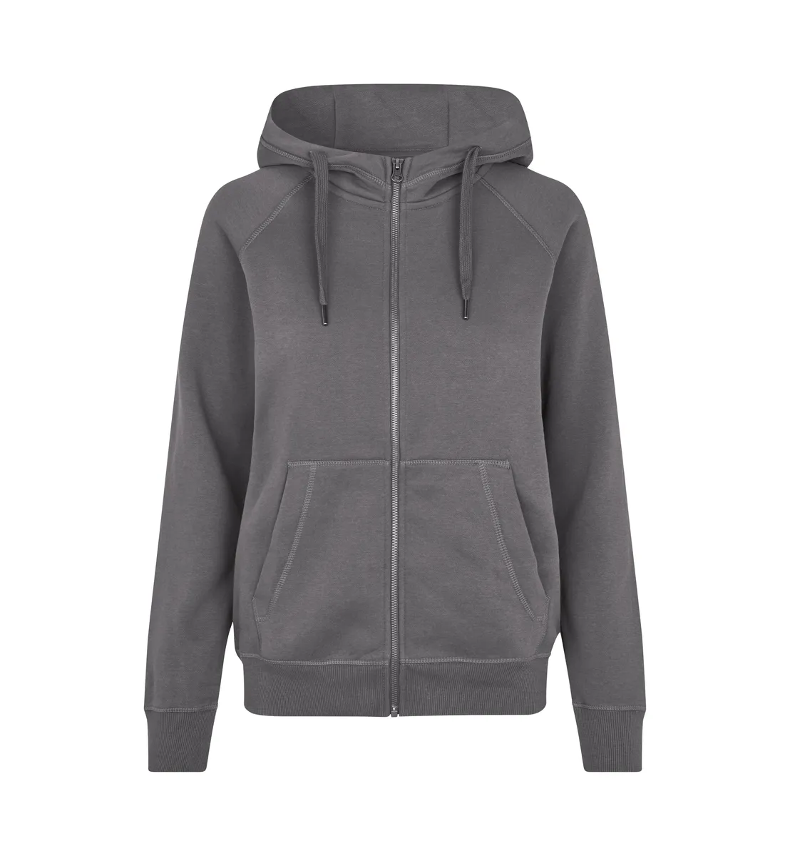 CORE hoodie · met rits · dames – Silver Grey