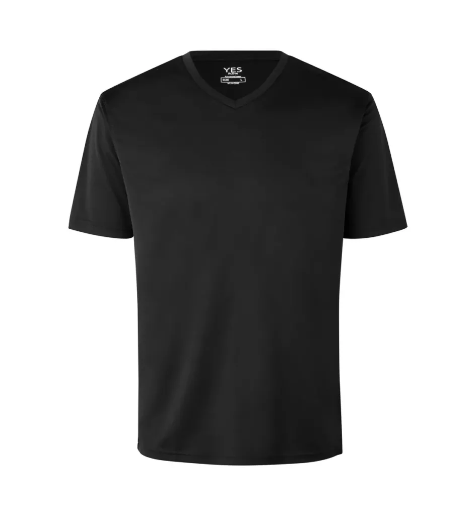 YES Active T-shirt – Zwart