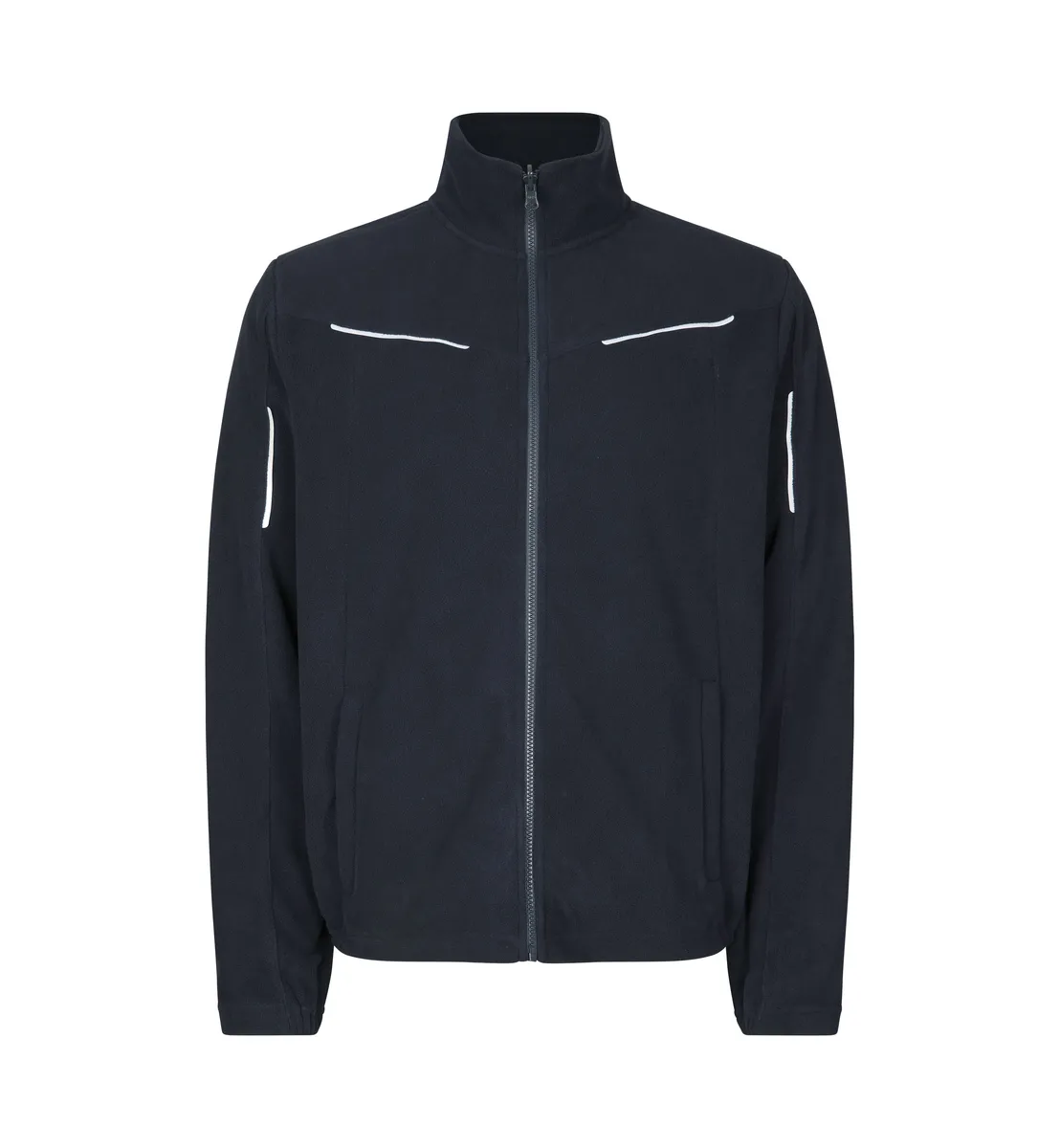 Zip-n-Mix microfleece · reflecterend – Marine