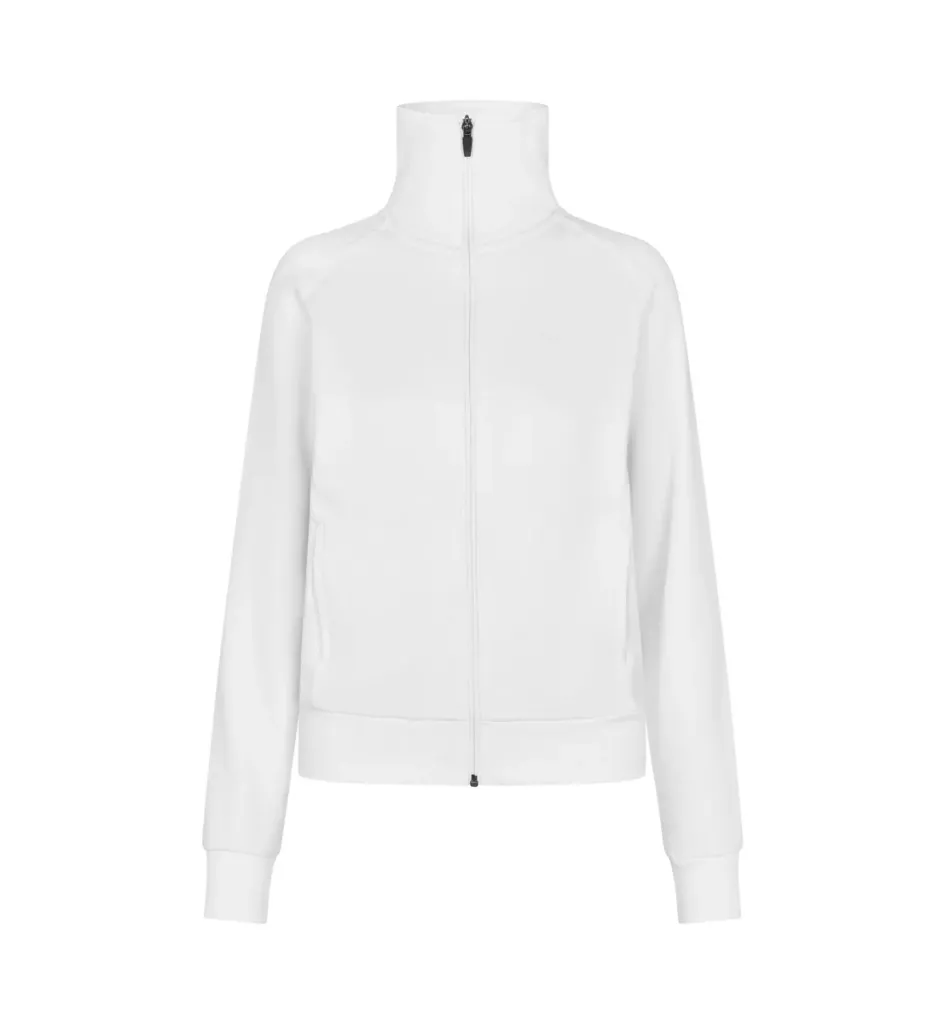 Sweat cardigan · dames – Wit