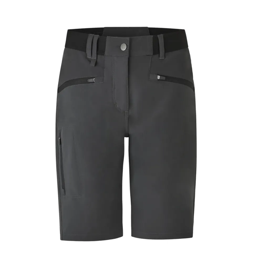 CORE stretch korte broek · dames – Houtskool