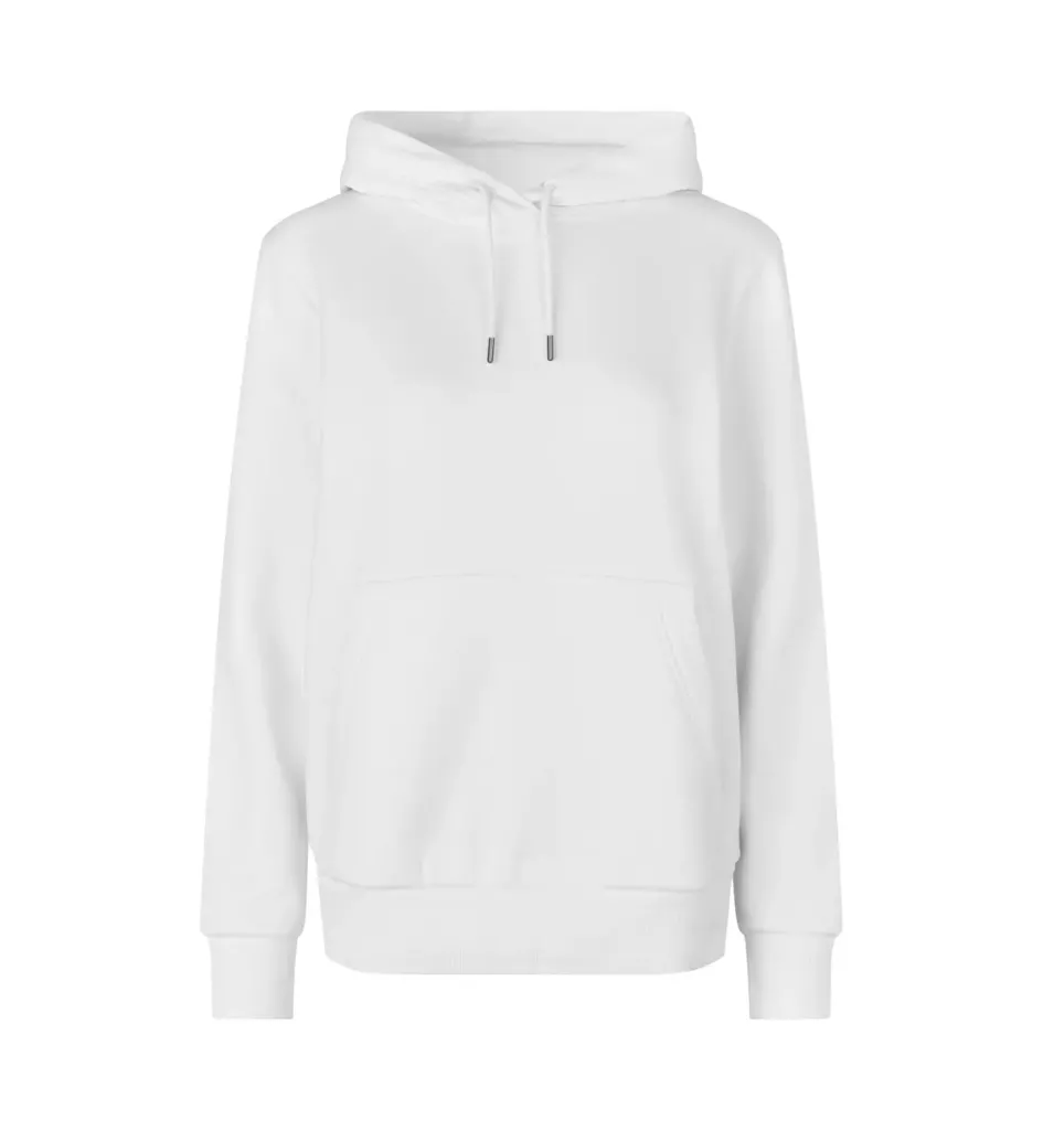 Hoodie · biologisch · dames – Wit