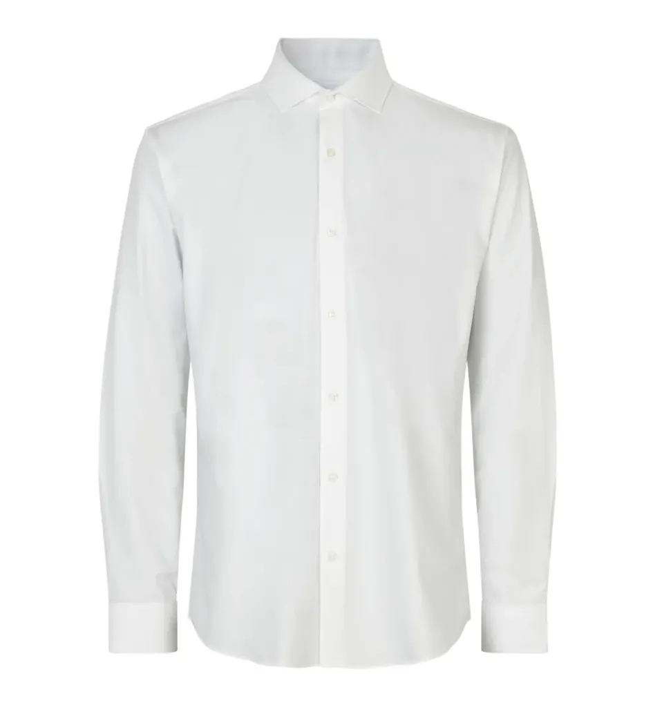 SEVEN SEAS Hybrid shirt · modern – Wit