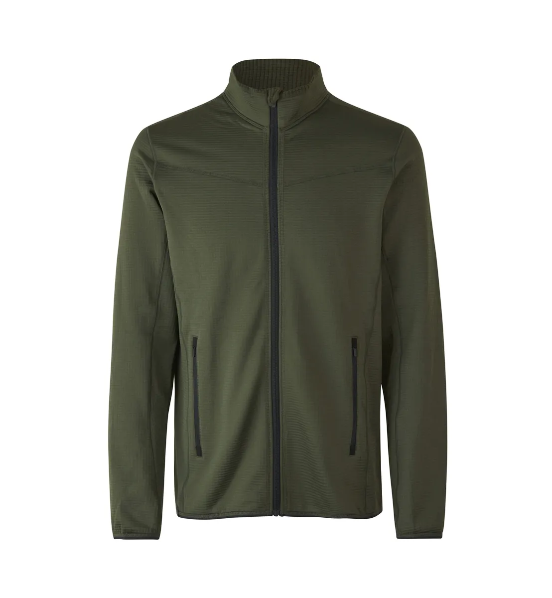 Cardigan · stretch comfort – Olijf
