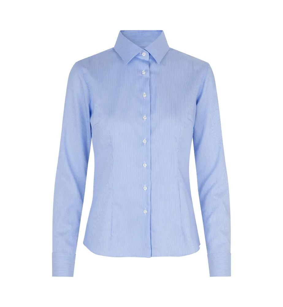 SEVEN SEAS Fine Twill California · modern · dames – Lichtblauw