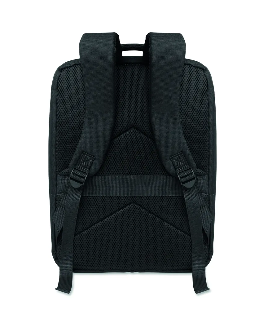 Cityflow · RPET rugzak met vacuümzak 18L – Zwart