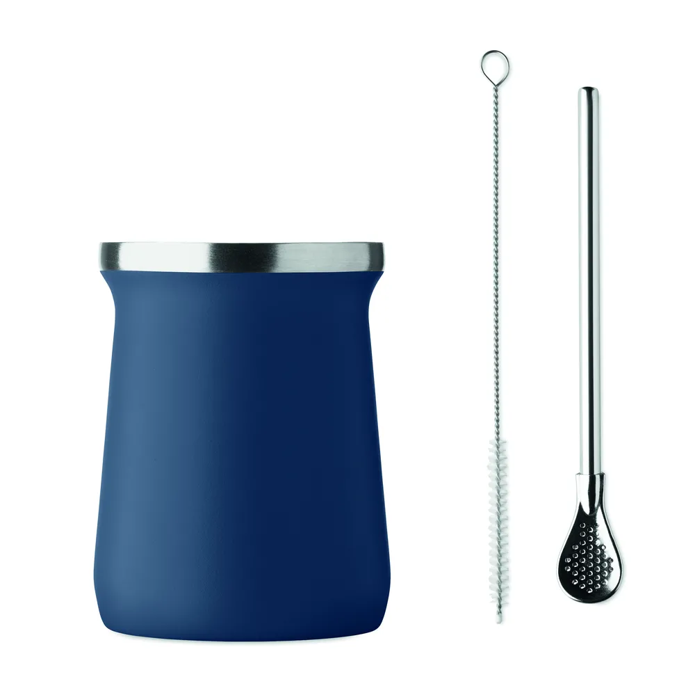 Miyerba · Yerba maté theekopje – Marineblauw