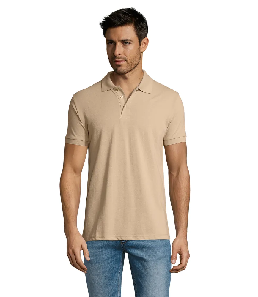 Prime Men · Prime heren polo 200g – Sand