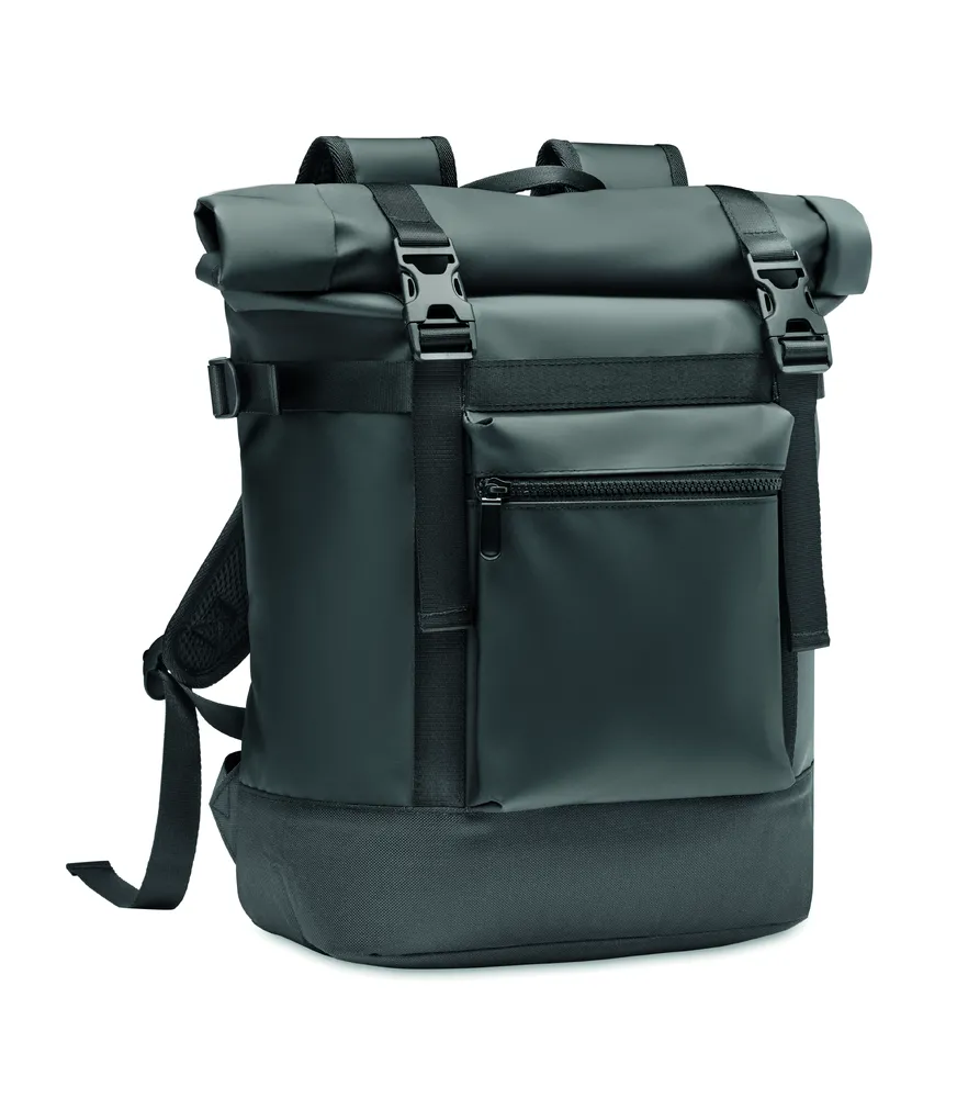 Jaya Bag · Rolltop rugzak 50C zeildoek – Zwart