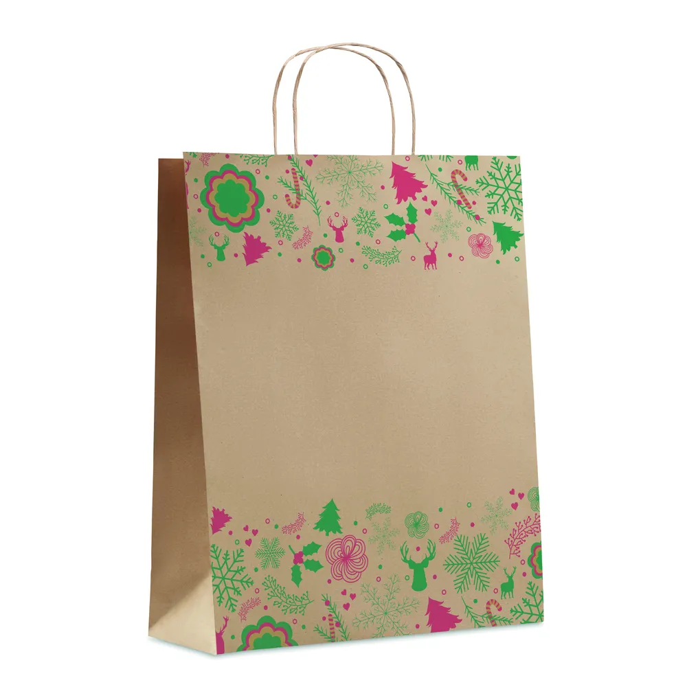 Bao Large · Papieren geschenkzak groot – Beige