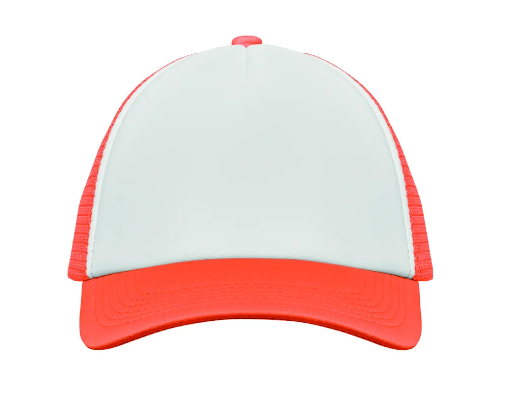 Bubble · 5 panelen trucker pet – Neon oranje