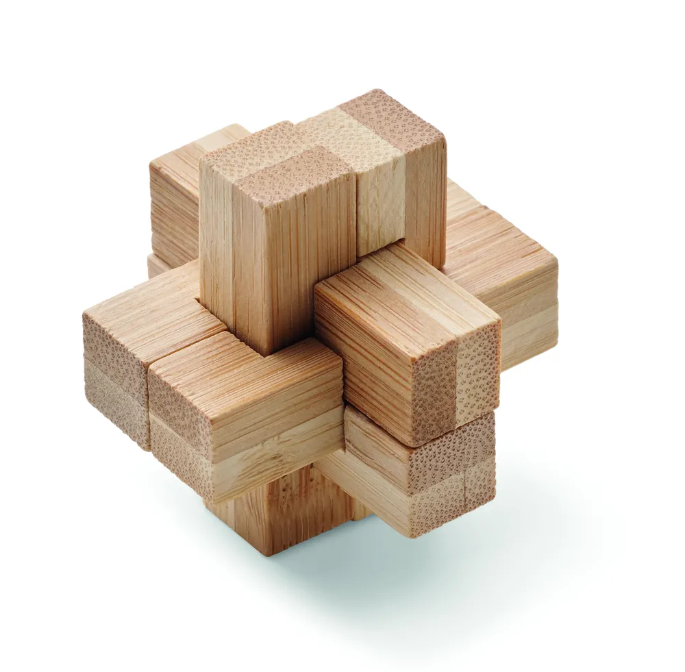 Squarenats · Bamboe breinbreker puzzel – Hout