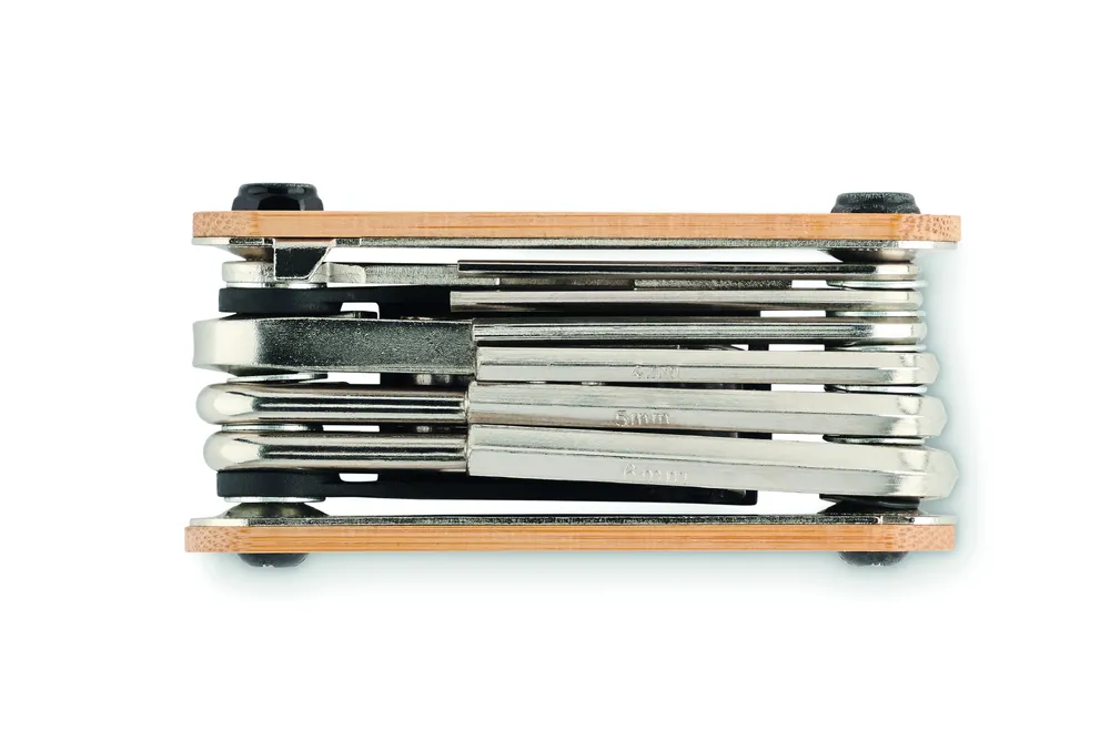 Mano · Zakformaat bamboe multi-tool – Hout