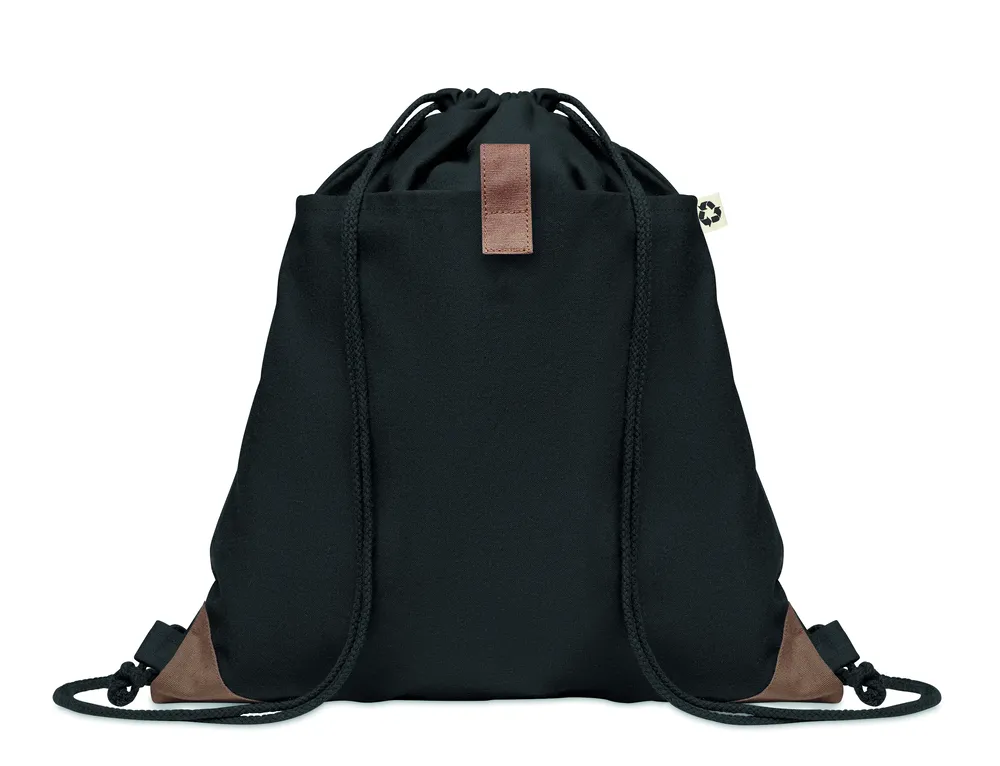Panda Bag · Trekkoord rugzak – Zwart