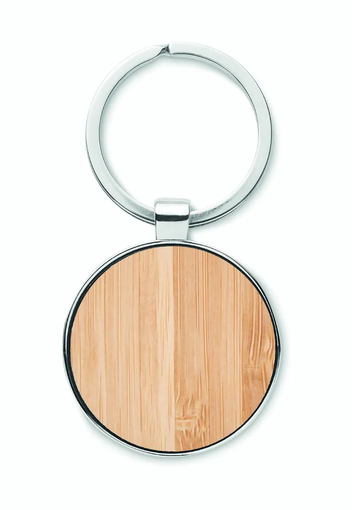 Ballarat · Bamboe sleutelhanger rond – Hout