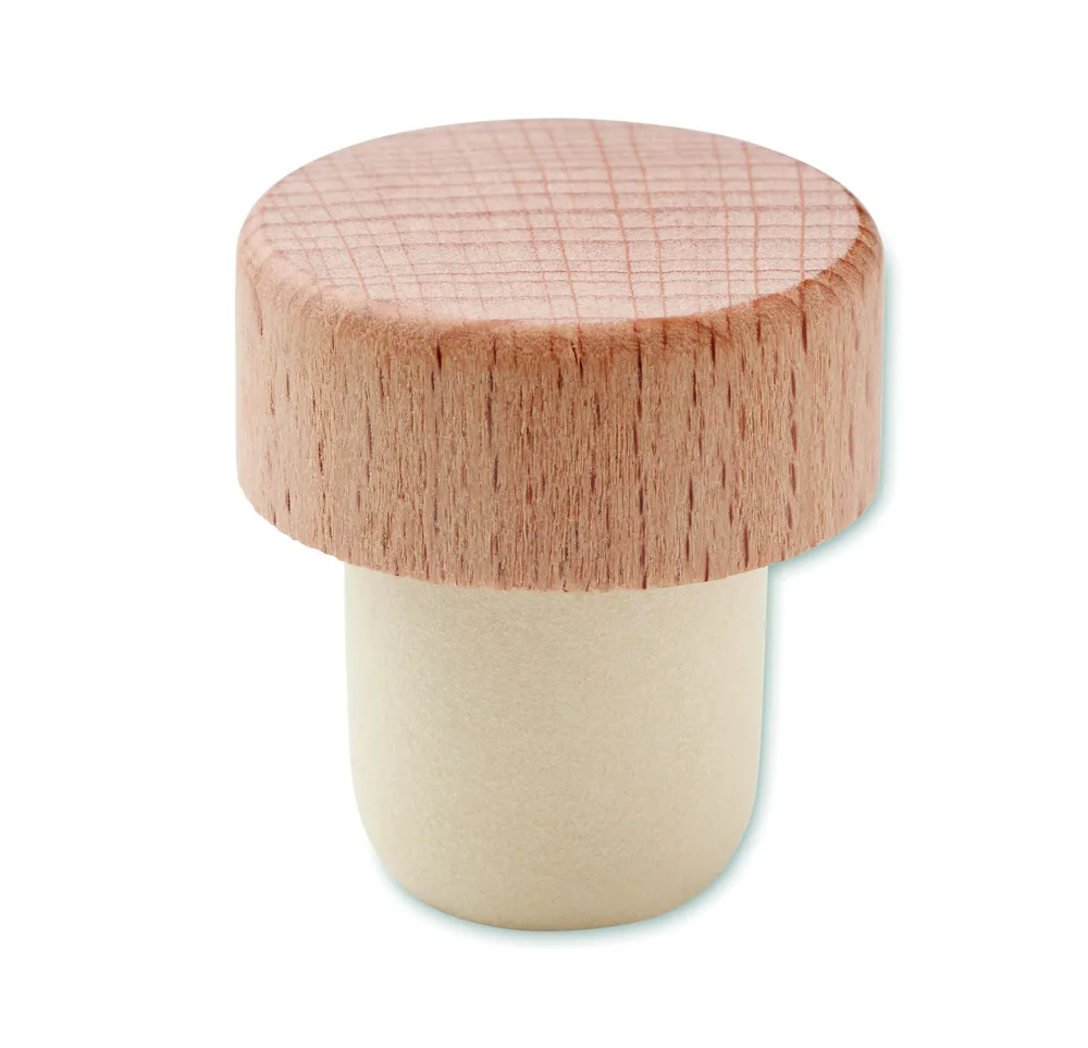 Bopper · Flessenstop van beukenhout – Hout