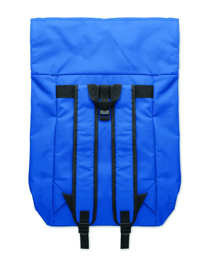 Irea · 600D polyester rolltop rugzak – Royal blauw
