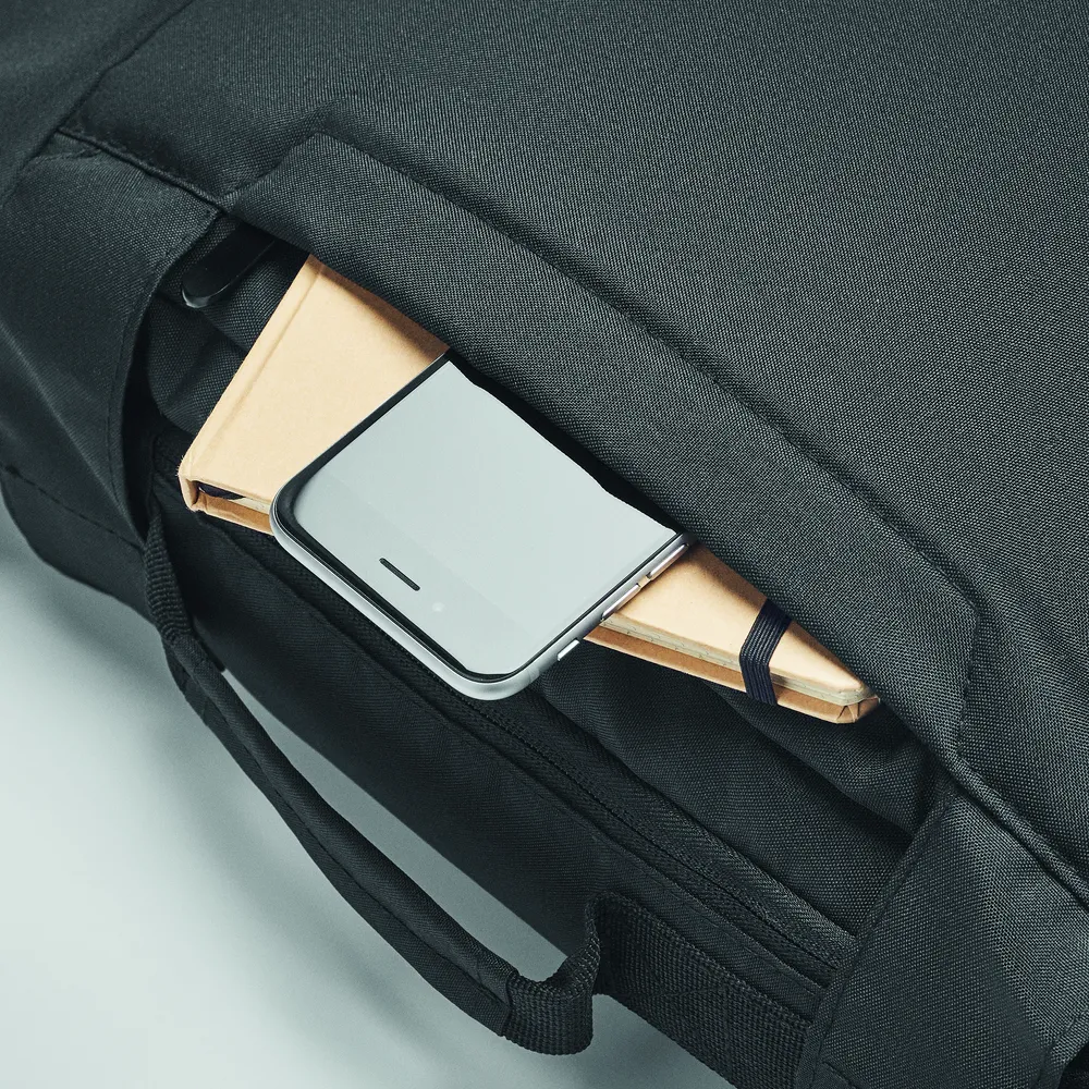 Singapore · 300D RPET laptop rugzak – Zwart