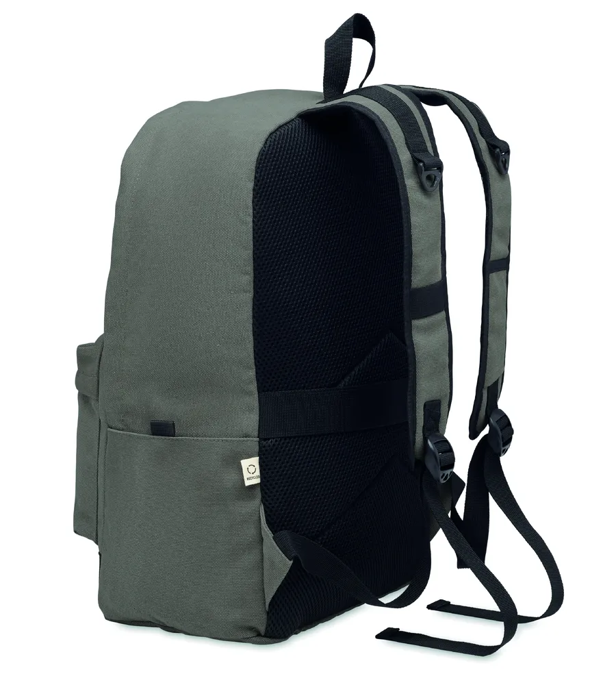 Leirur · 15 inch laptop rugzak – Steengrijs