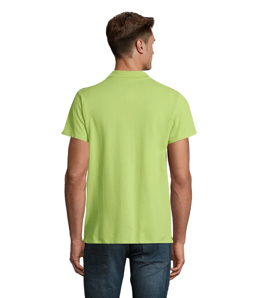 Spring Ii Heren Polo 210g – Apple green