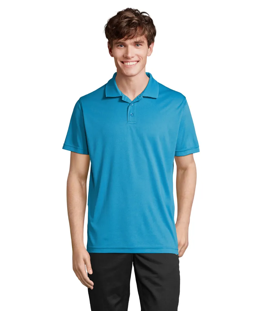 Pitcher Unisex Polo – Aqua
