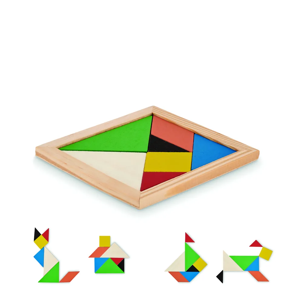 Tangram in hout – Hout