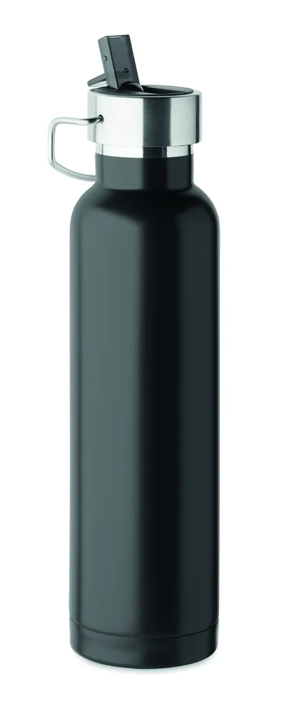 Riflow · Dubbelwandige fles 660 ml – Zwart