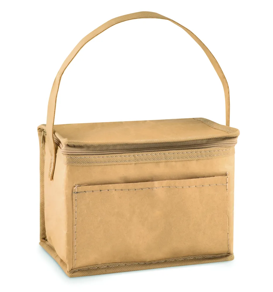 Papercool · Koeltas papier voor 6 blikjes – Beige